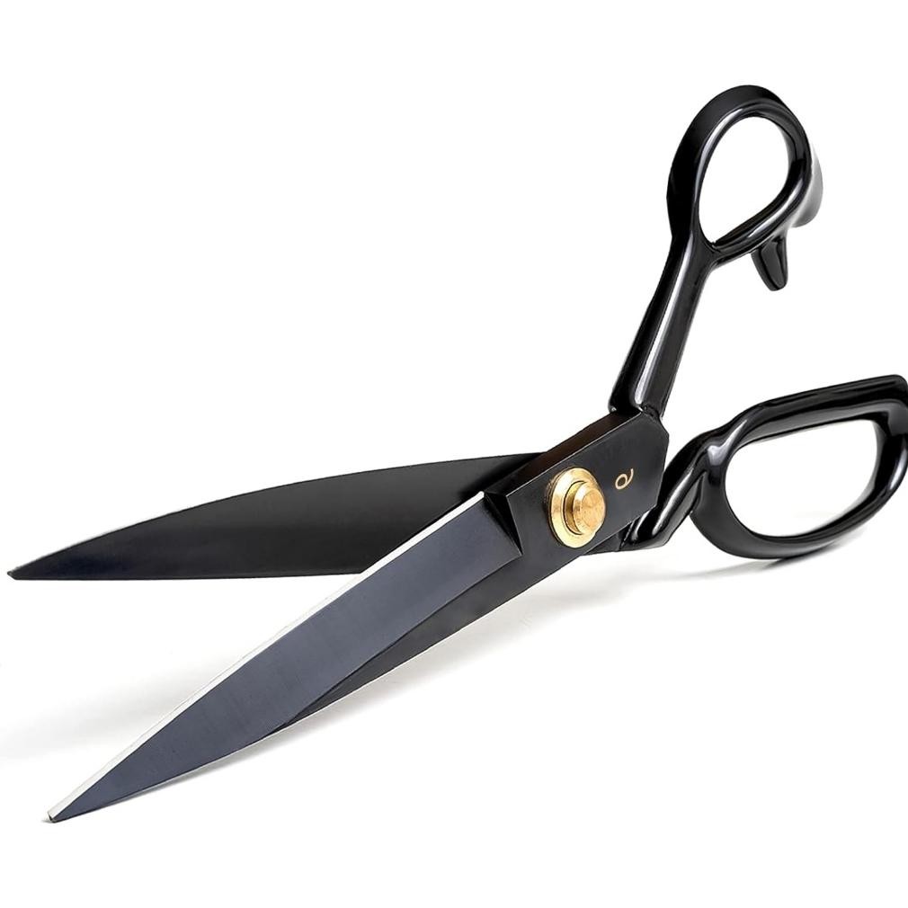 

Kekinian JLD Gunting Bahan Kain Hitam 8" / 9" / 10"/ 11" Tailor Scissor Gunting Baja Galvanis Mangan