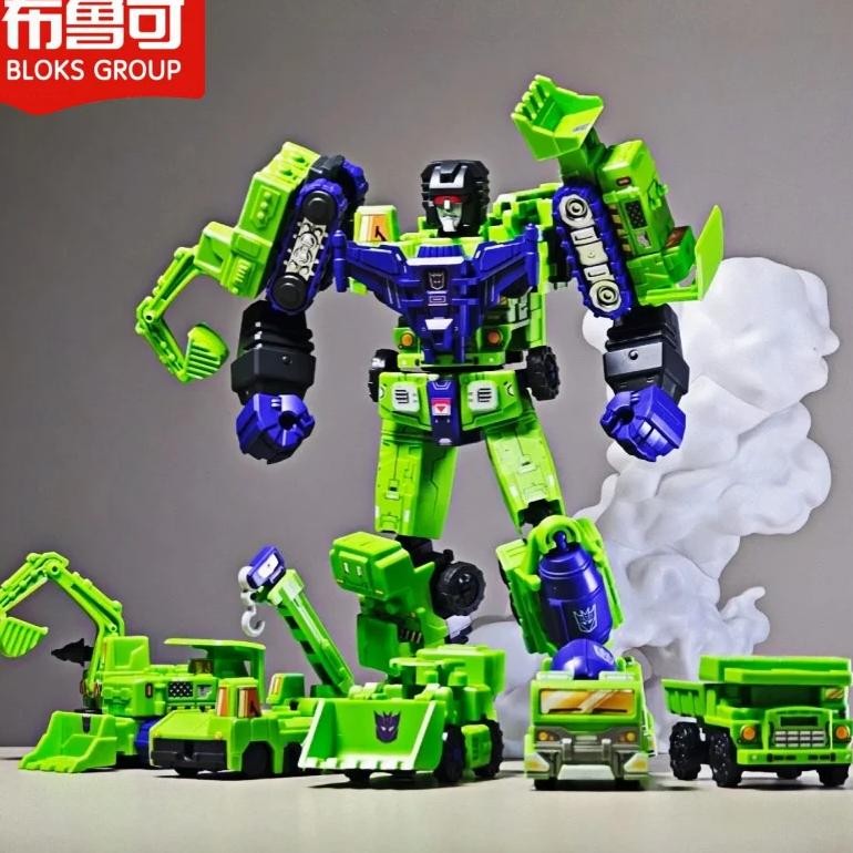Blokees Devastator Transformers Starry Edition Vol.3 Devastator Optimus Prime Megatron Bumblebee Arm