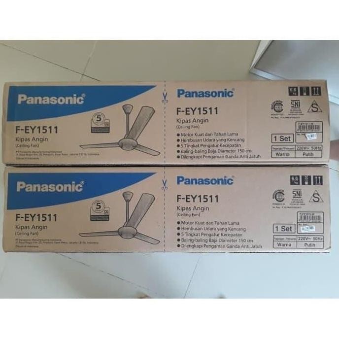 Kipas Angin Gantung Putih Panasonic F-Ey 1511 | White Ceiling Fan
