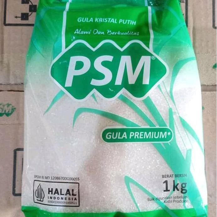 

gula kemasan KTM/PSM 1kg dapat 2 kilo