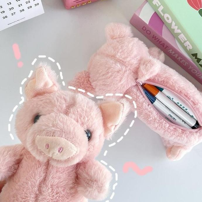 

Piglet Tempat Pensil Boneka Babi Pig Pink
