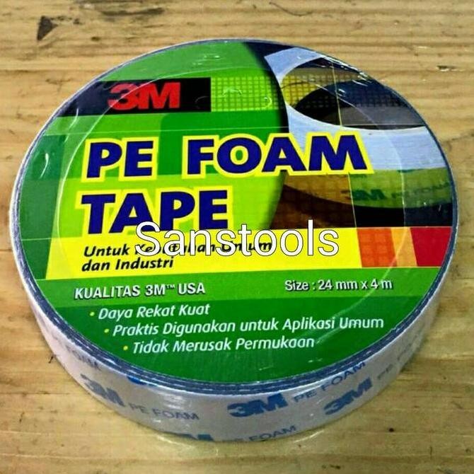 3M PE FOAM TAPE / double tape busa 1" 3M ORIGINAL