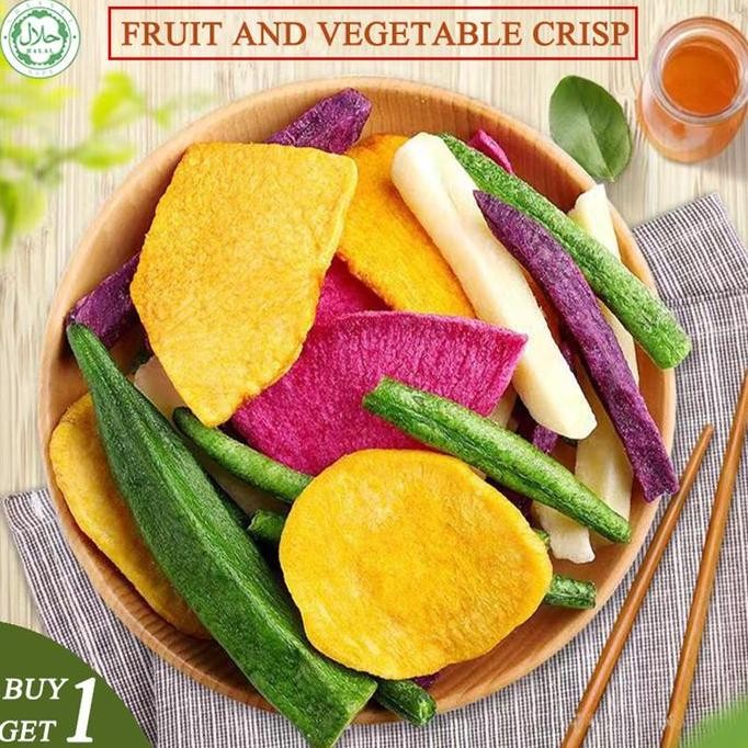 

[Ready Stock]Snack Cemilan Fruit And Vegetable Crisp,12 Types Of Dried Vegetables And Fruit Snacks,Crispy Dehydrated Vegetables,Keripik Buah Kering,Healthy Snack,Vegan,Snack Gift Pack,250G/Pack Chips Food Kripik