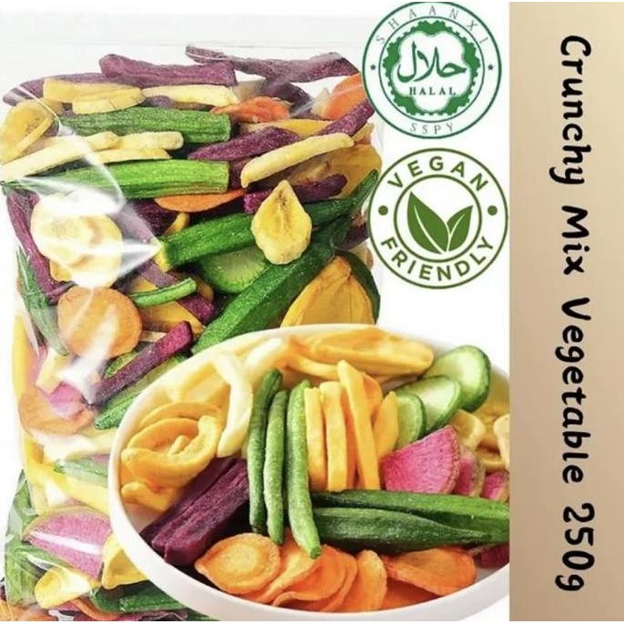 

(Halal 1000G Dried Vegetable Snack)Kerepek Sayur Kering Healthy Snackdiet Snack Ready Eat Buah Kering Snack Chips Crispy Kerupuk Pedas Manis Keripik Cemilan Food Camilan