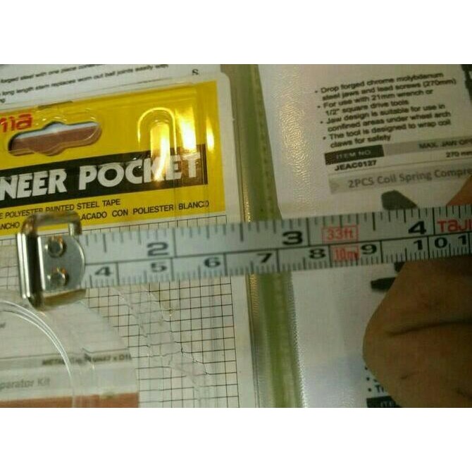 measure tape / meteran tajima 10 meter engineer pocket JAPAN