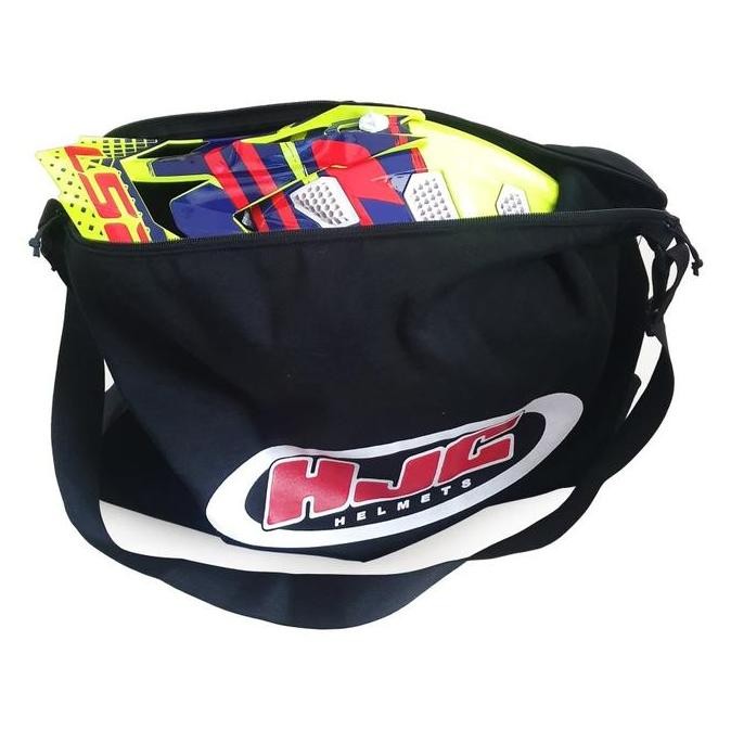 TERLARIS - Tas Helm Slempang Bahan Tebal Halus Besar Logo HJC Helmets Bags