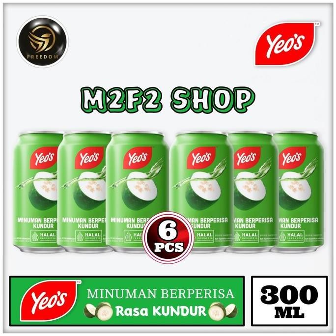 

Yeos Minuman Berperisa Kundur Kaleng | Winter Melon Flavoured Drink Can - 300 Ml (Harga 6 Pcs)