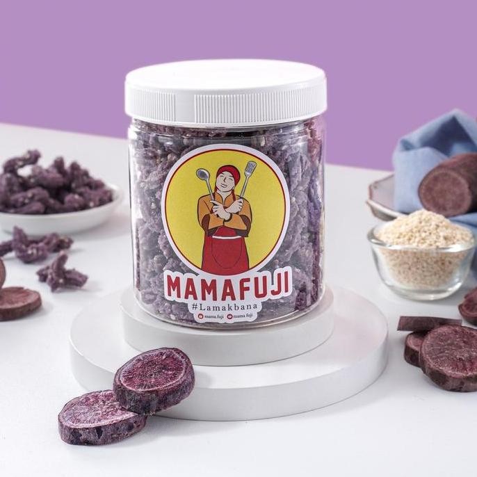 

Mama Fuji Kue Akar Taro 850Gr - Cemilan Ubi Ungu Tradisional Asli