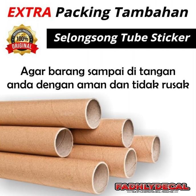 Decal KLX BF Dan CRF biru dark kombinasi orange