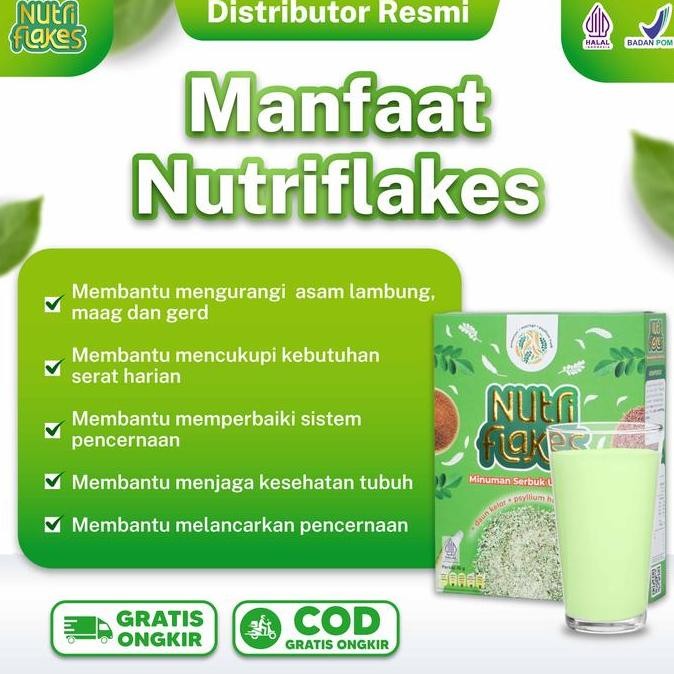 

Nutriflakes 2 Box Sereal Umbi Garut Granola Susu Etawa | Makanan Sehat Bpom Halal Asli