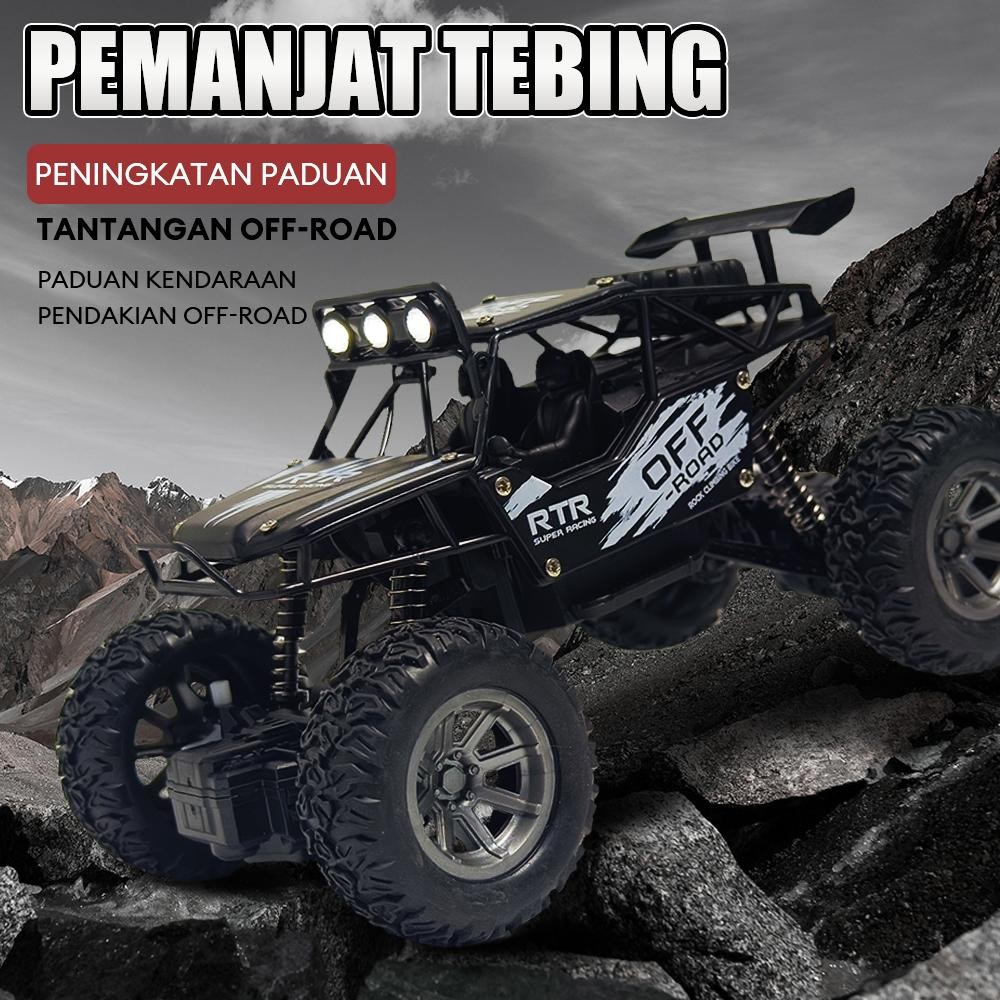 Tvs Jojotoy Mobil Remote Control Besar Rc Offroad Alloy Mobil Remote Rock Climber 2Wd 1:18 Mobil Mon