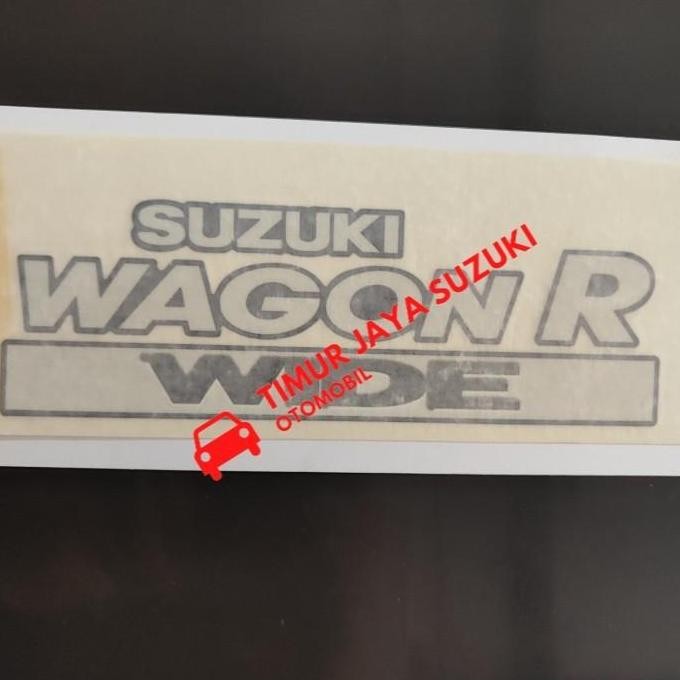Sticker suzuki wagon R wide asli SGP Sparepart Suzuki