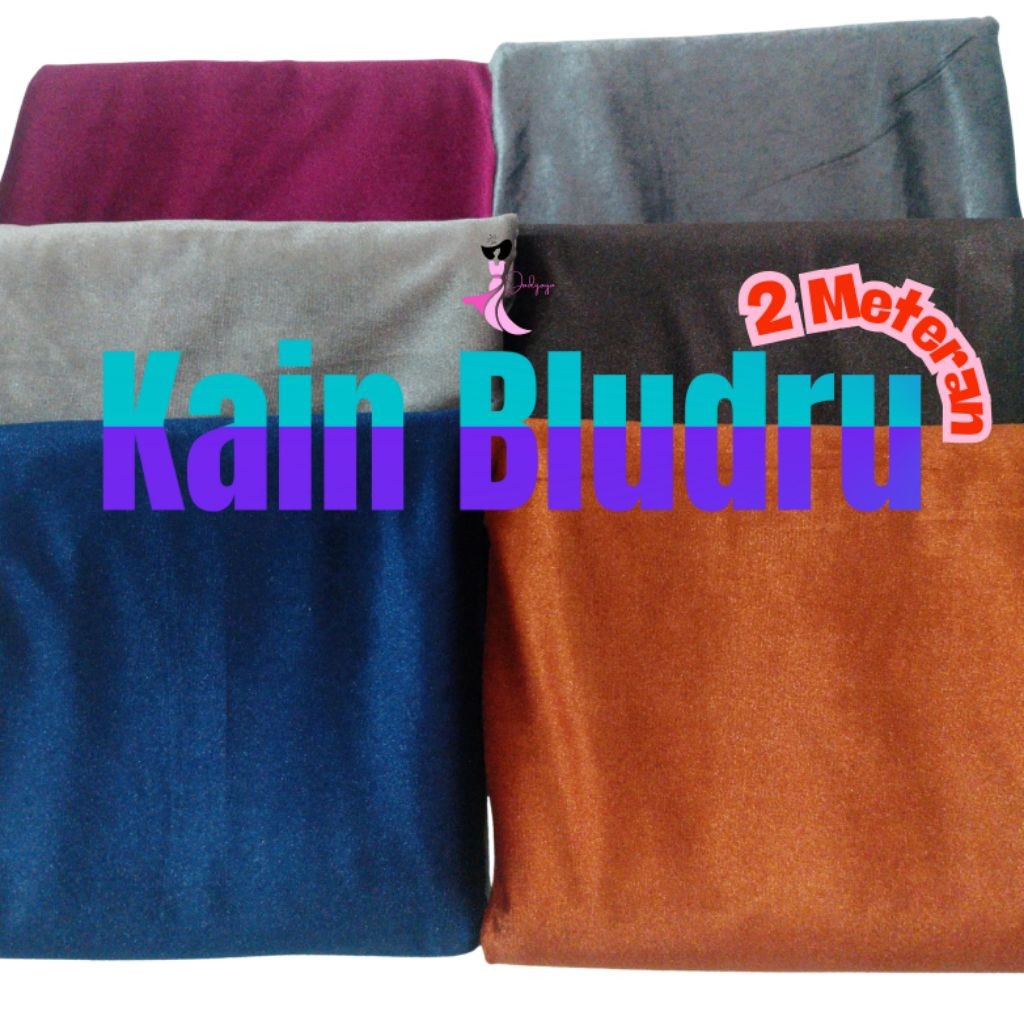 [2 meteran] bludru / kain bludru / kain velvet bludru / beludru / kain kebaya bludru