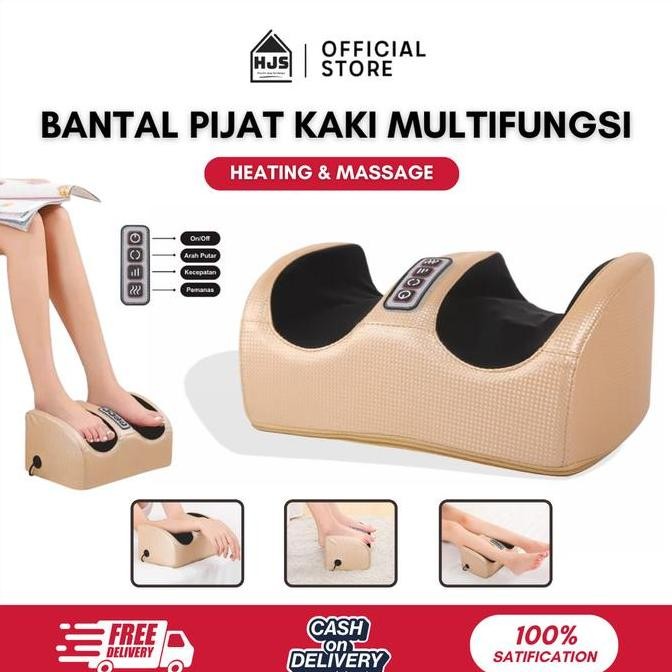 Original HJS Alat Pijat Kaki Elektrik - Mesin Refleksi Betis Multifungsi Getar