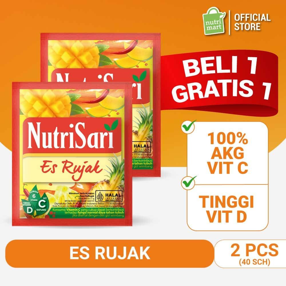 

BUY 1 GET 1 - NutriSari Es Rujak 40 sachet - Minuman Buah Vitamin C