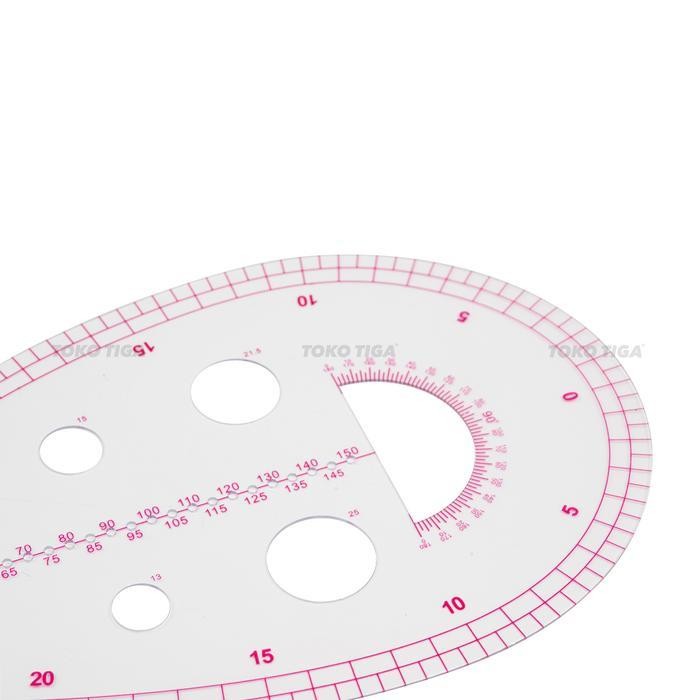 

Penggaris Jahit/Menjahit - Pola Busana Baju 30 Cm - 6460