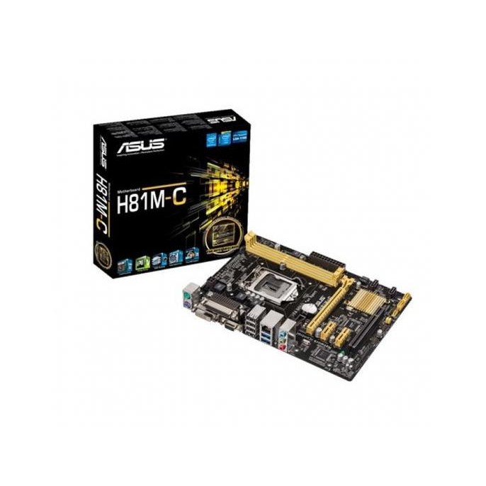 TERBARU - Mainboard Asus H81M-C LGA1150