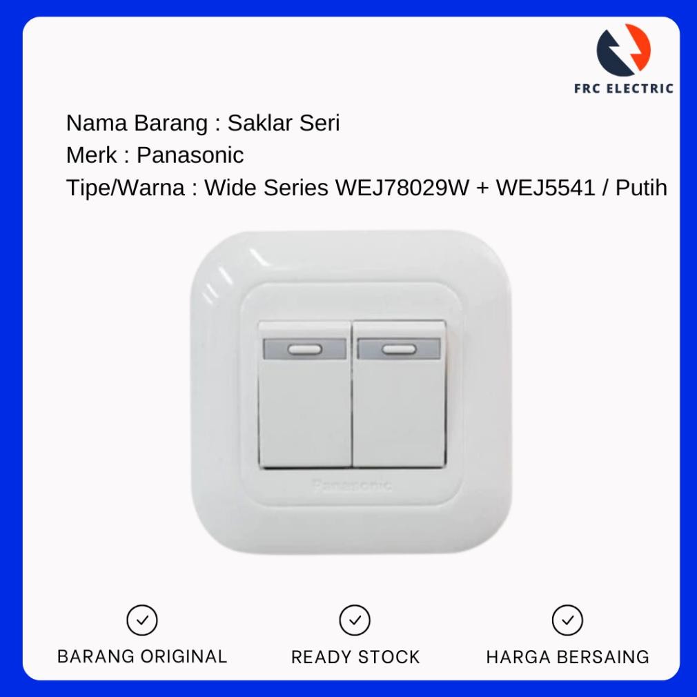 Saklar Panasonic Wide Series - Saklar Listrik Panasonic - Sakelar Listrik Panasonic - Inbowdus - Sto