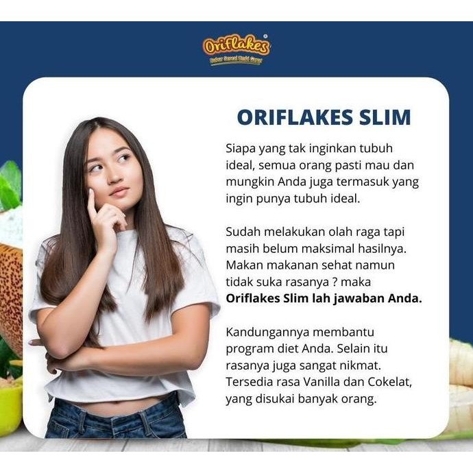 

Oriflakes Slim Diet Rasa Green Tea 350Gr - Sereal Sehat Untuk Maag Gerd Asli