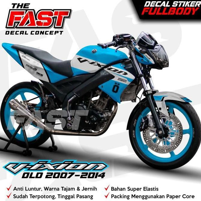 Decal Vixion Old Fullbody Ohlins Racing stiker viksen lama fullblok ohlins motor Kendaraan Motorcycl