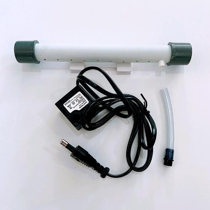 Paket Mesin Pompa Air Mini Aquarium Dan Pipa Air Terjun Filter Co