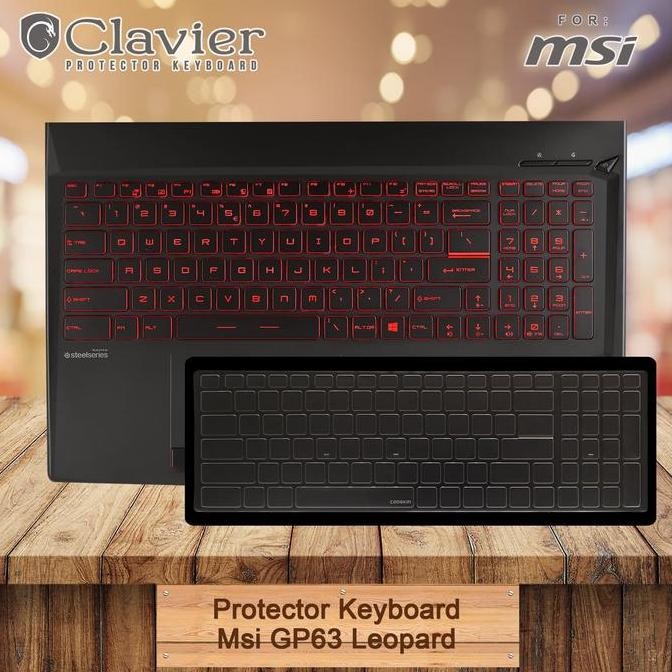 Keyboard Protector Cover Msi GP63 Leopard 8RD GP63 Leopard 8RE Cooskin