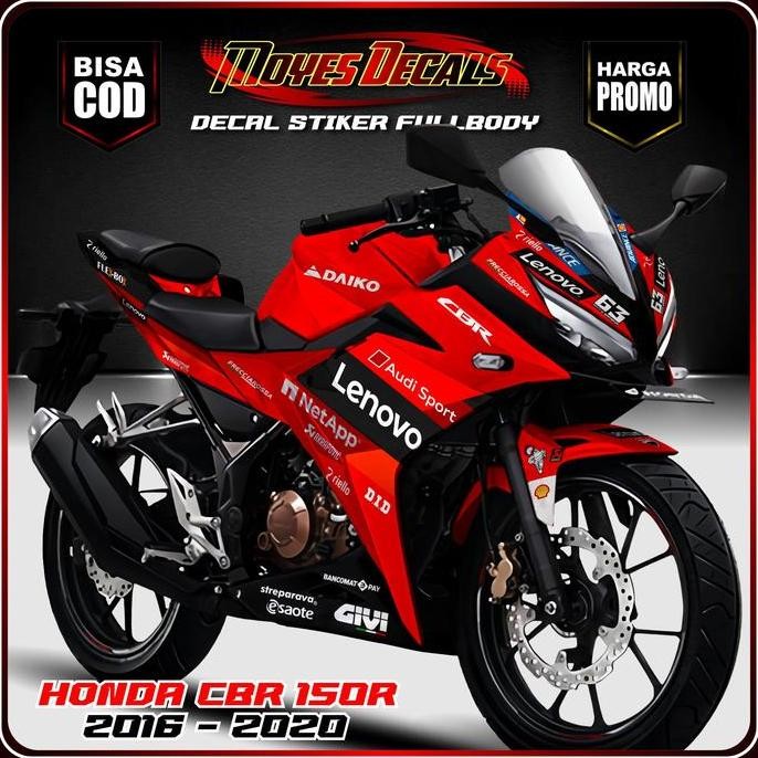 TERBARU  Decal CBR150R 2016 Full Body Decal Motor CBR 150 Decal Honda CBR 150 R 2019 Motorcycle