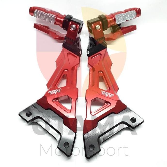 Footstep Pijakan Kaki Belakang CBR 250 RR Black Diamond - Merah