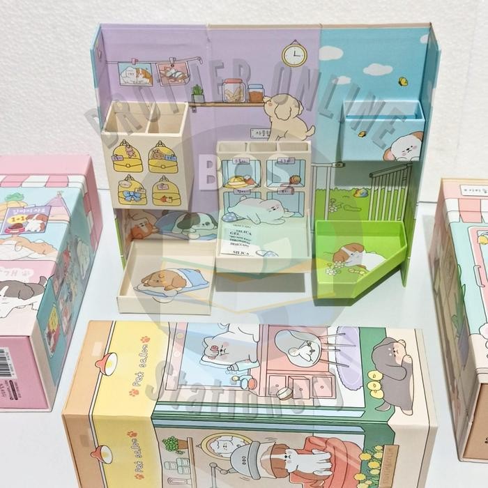 

WSS BOS Kotak Pensil Karton Rak Berdiri Tingkat/Pencil Case/Pencil Box Stationery/Kotak Pensil Canggih/Kotak Pensil Aesthetic