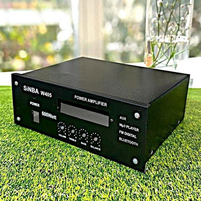 Yok Di Co. W405 W 405 Box Bok Power Ampli Fier Amplifier Mini Usb Mp3  Bluetooth Besi Dimensi Panjan