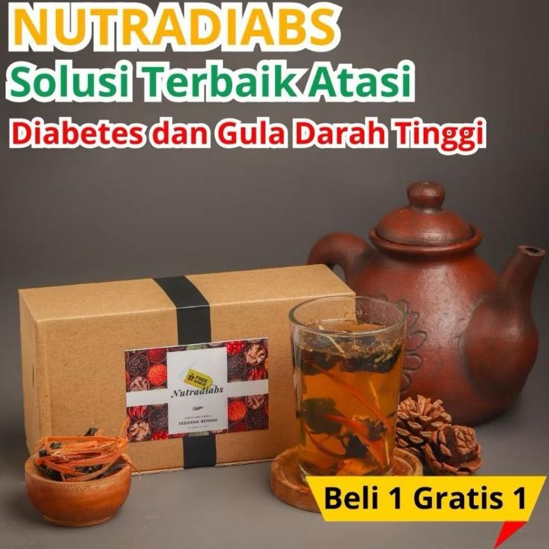 

(Terbaru) NUTRADIABS OBAT HERBAL ALAMI UNTUK DIABETES - TURUNKAN GULA DARAH PROMO BELI 1 GRATIS 1 (Terlaris)