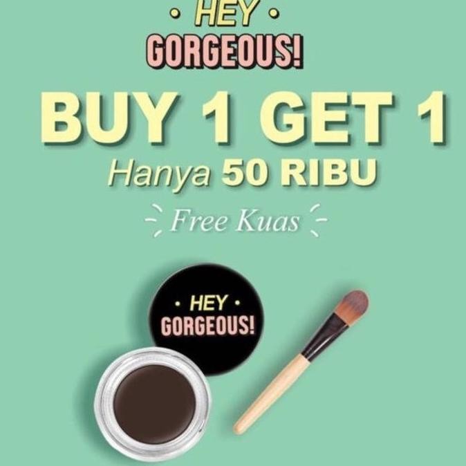 HEY GORGEOUS Henna Alis Hey Gorgeous / Set Brow Henna Halal