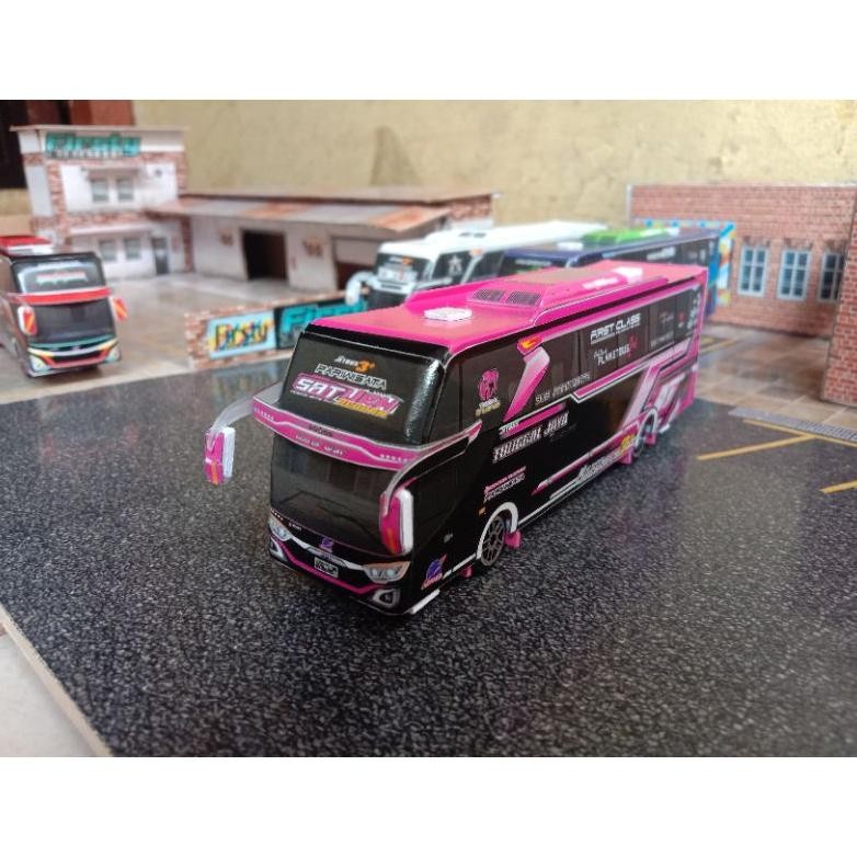 Gj-46 Miniatur Bus Pariwisata Ukuran Hotweels