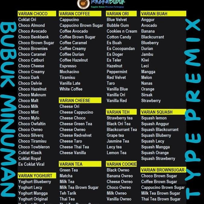 

Baru Bubuk Minuman Mix 7 Powder Vanilla 1Kg - Varian Mix Serbuk Minuman Premium