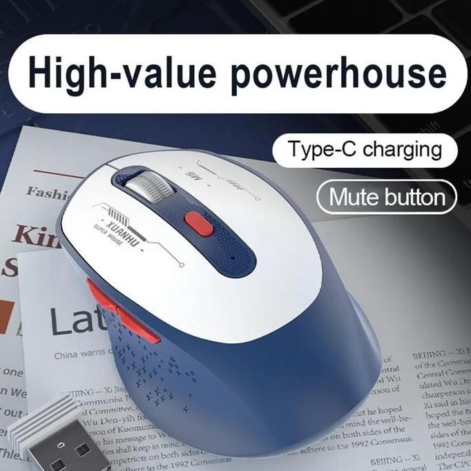 MOUSE GAMING M6 - Mouse Gaming Wireless Bluetooth - Charging Type C