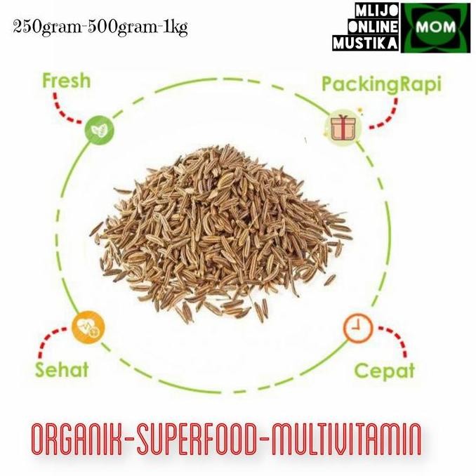 

BUBUK JINTEN SUPER 1KG / JINTAN PUTIH / CUMIN / REMPAH BERKUALITAS