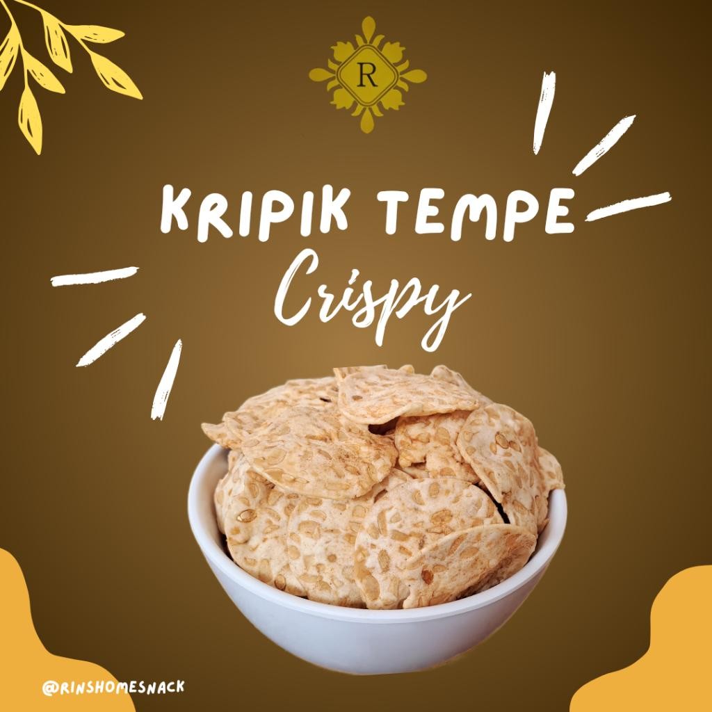 

Kripik Tempe Renyah Gurih 500Gr Berkualitas