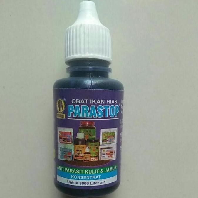 PARASTOP obat ikan hias anti parasit kulit dan jamur 30 ml