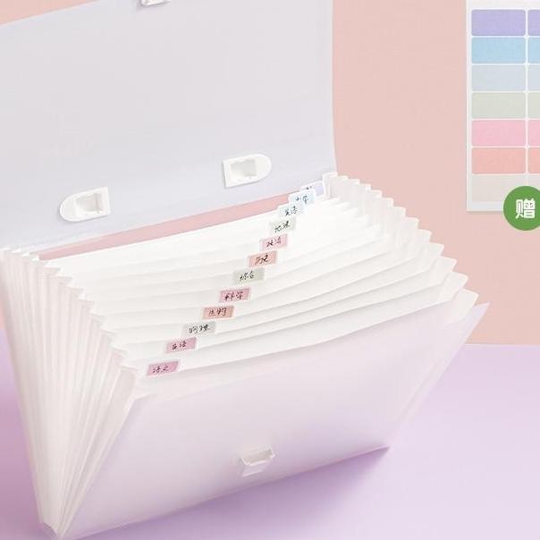 

Original Deli Map Harmonika Expanding File A4 13 Slot Gratis Index Tab P50 Plastik