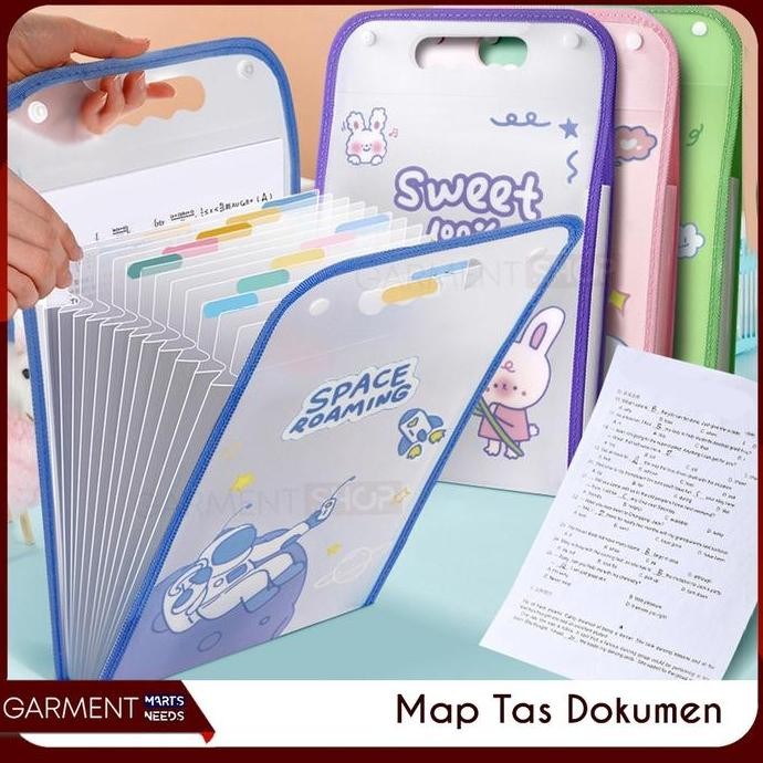

Original Tas Map File Mika Anti Air Multilayer With Handle Folder Dokumen Sekolah 13 Sekat A4