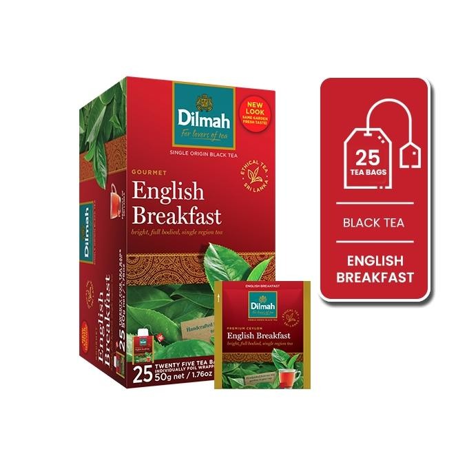 

SALE! DILMAH ENGLISH BREAKFAST TEA 25 SACHET FOIL - TEH CELUP PREMIUM PAGI HARI
