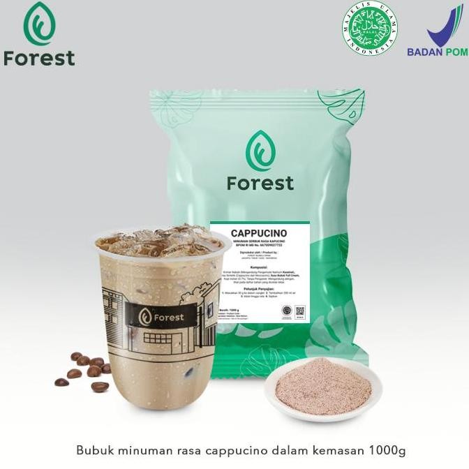 

Baru Bubuk Minuman Cappuccino Forest 1Kg - Bubble Drink Rasa Kopi Susu Premium