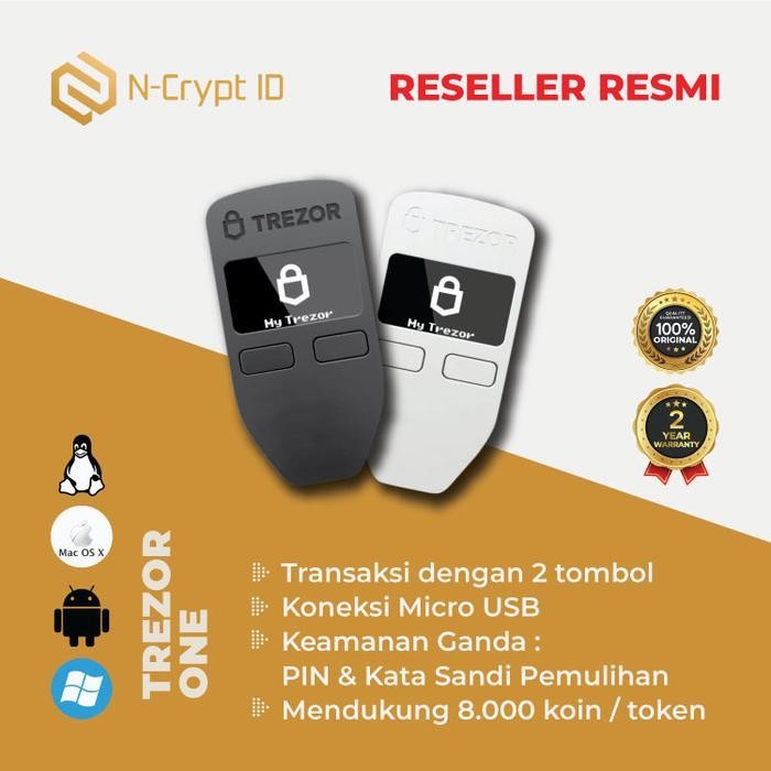 Bitcoin / Crypto / Cryptocurrency / Btc Binance Eth / Trezor One Original Dan Terpercaya