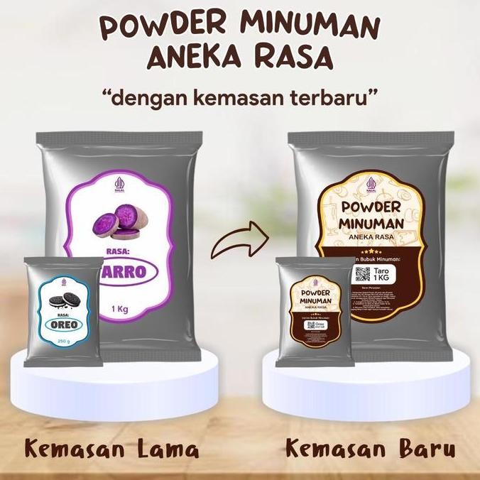 

Baru Taro Bubuk Minuman Kekinian 1Kg - Standard Powder Drink Rasa Talas Ungu