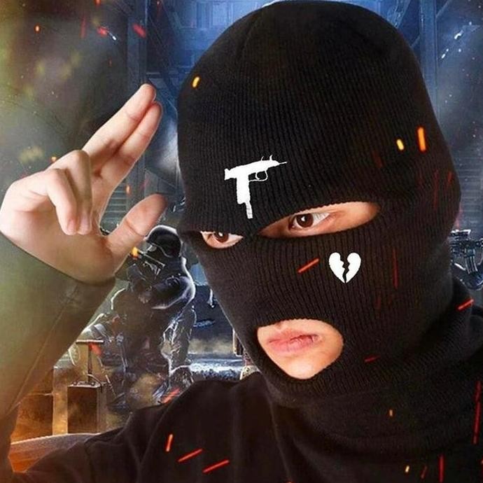 Balaclava Face Mask Masker Full Face Balaclava Hangat 3 Lubang Bahan Rajut Unisex .Beanie Hat Topeng