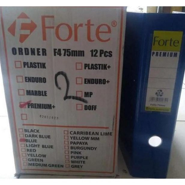 

Odner Forte Folio / Ordner Forte F4 75Mm ( 1 Dus Isi 12 Pcs )