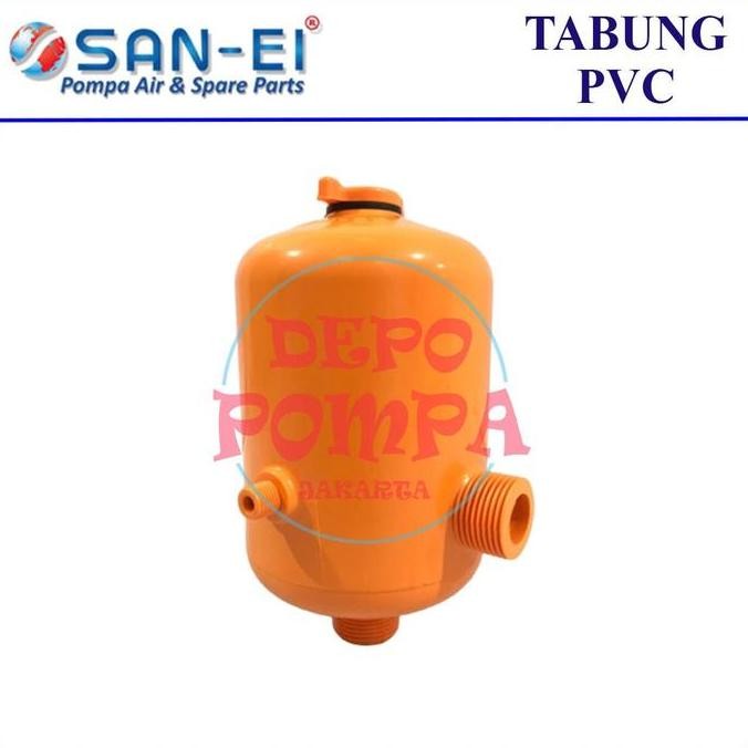 Original Tabung Pompa Air PVC SAN-EI Jetpump Semi Otomatis Tangki Fiber