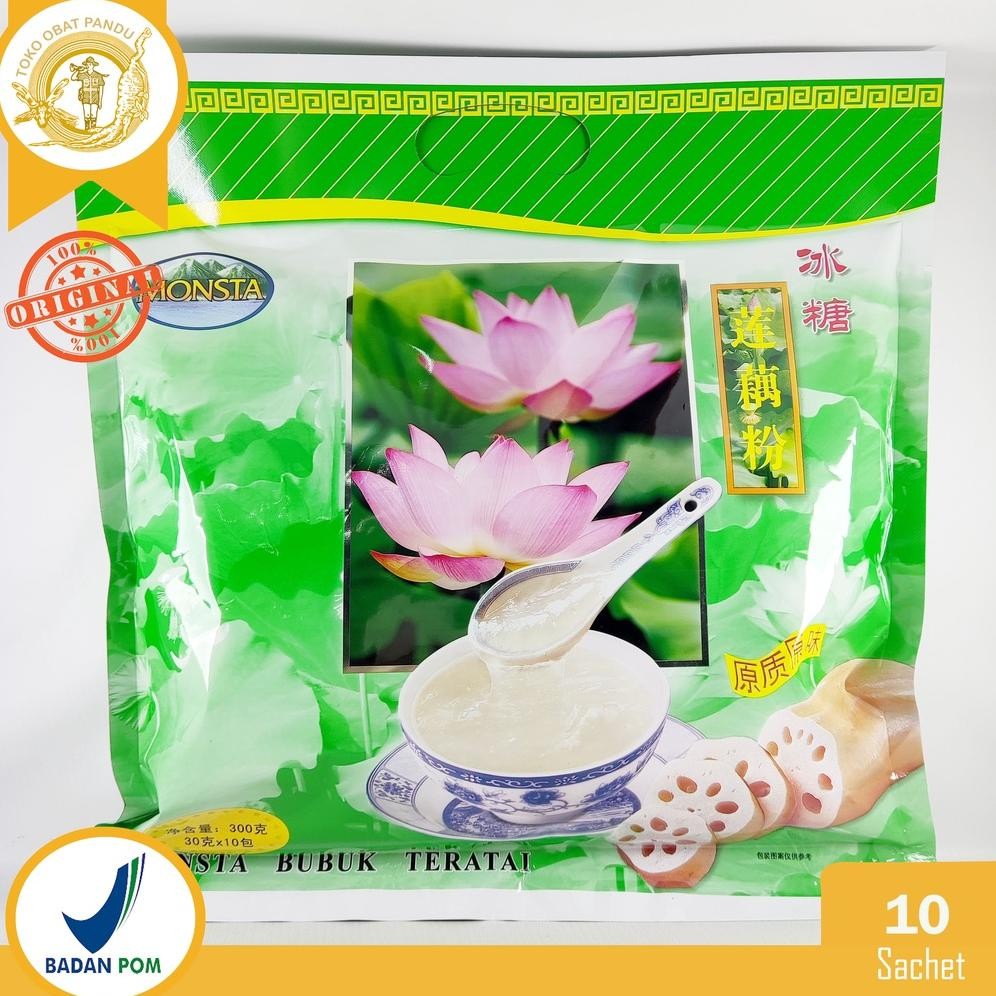 

Siap Kirim Monsta Bubuk Teratai Akar Lotus - Minuman Serbuk Herbal Pati Teratai Original