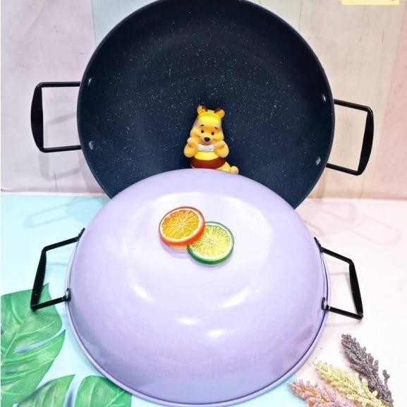 Wajan Renata - Kuali Marbel Anti Lengket - Penggorengan Serbaguna