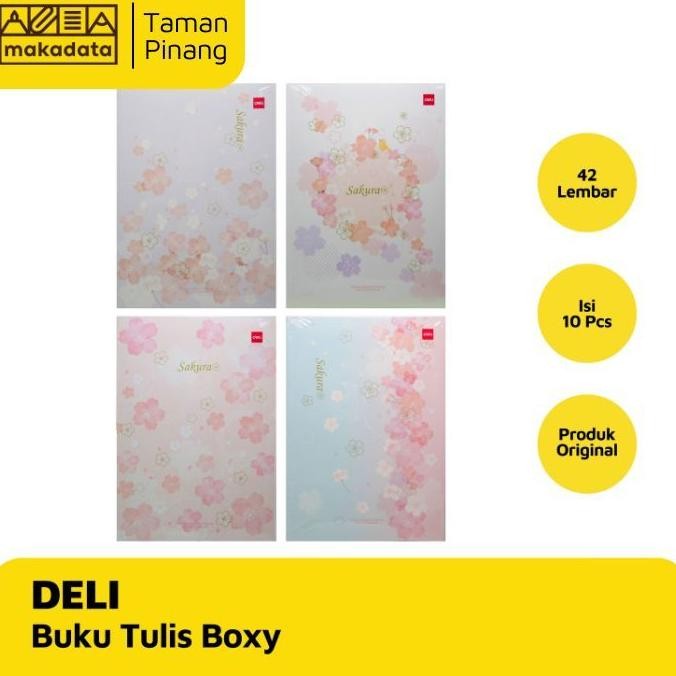 

Siap Kirim Buku Tulis Deli B5 BOXY 42 Lembar 1 Pack - Buku Sekolah Berkualitas